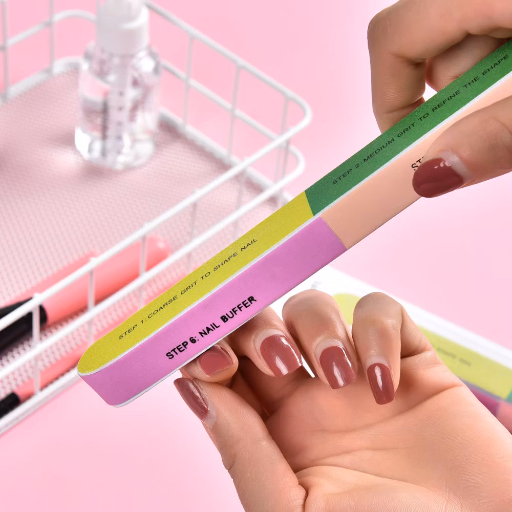 Nagelfeile mit 7 Schleifoberflächen