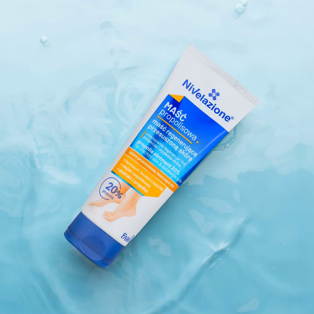 Peeling-Fußcreme für rissige Fersen
