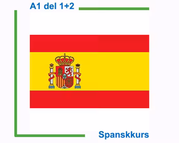 Spanskkurs nybegynner del 1+2 av 4 (Nivå A1)