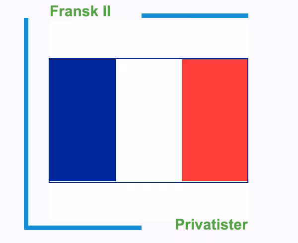 Fransk II fellesfag/programfag