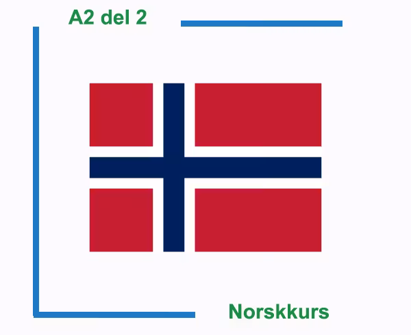 Norskkurs litt øvet del 2 av 2 (Nivå A2)