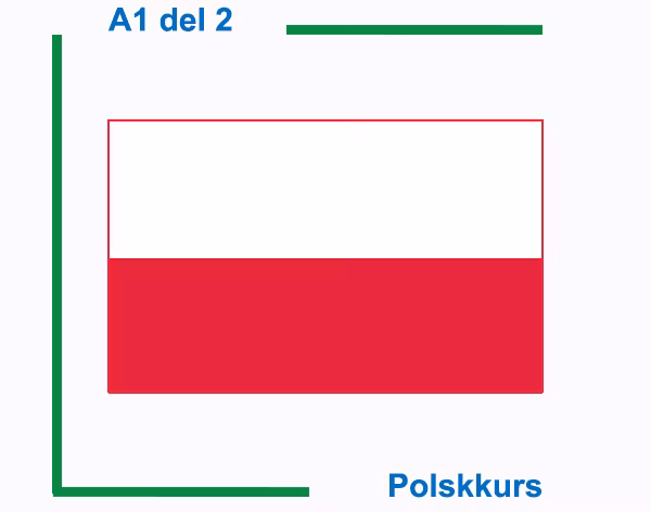 Polskkurs nybegynner del 2  (Nivå A1)