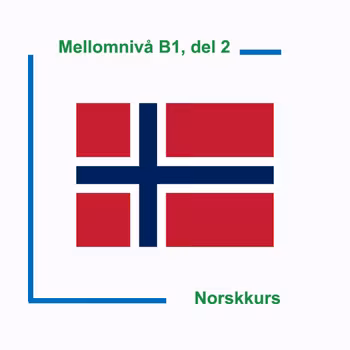 Norwegian course Intermediate level part 2 (Level B1)