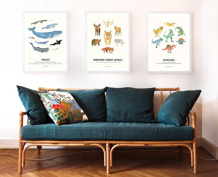 Poster Northern Forest Animals, Casablanca paper