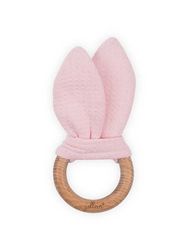 Bitring Tiny waffle rosa, Jollein