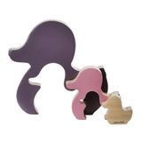 Pussel Shape Sorter Amethyst, Hevea