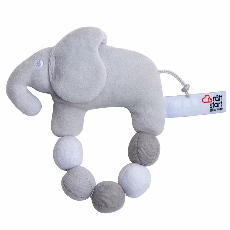 Skallra "Elephant Marbles", grå