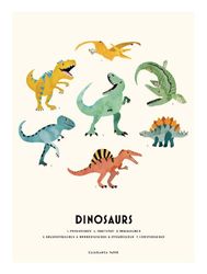 Poster Dinosaurs, Casablanca paper