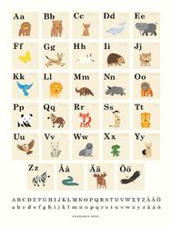 Poster Animals ABC, Casablanca paper