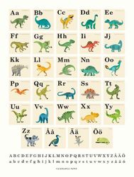 Poster Dinosaurs ABC, Casablanca paper