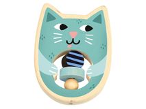 Skallra i trä Katt, Michelle Carlslund, Vilac
