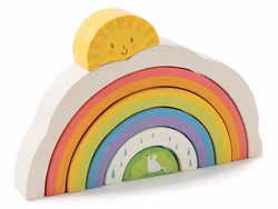 Stapelleksak regnbåge, Tender Leaf Toys