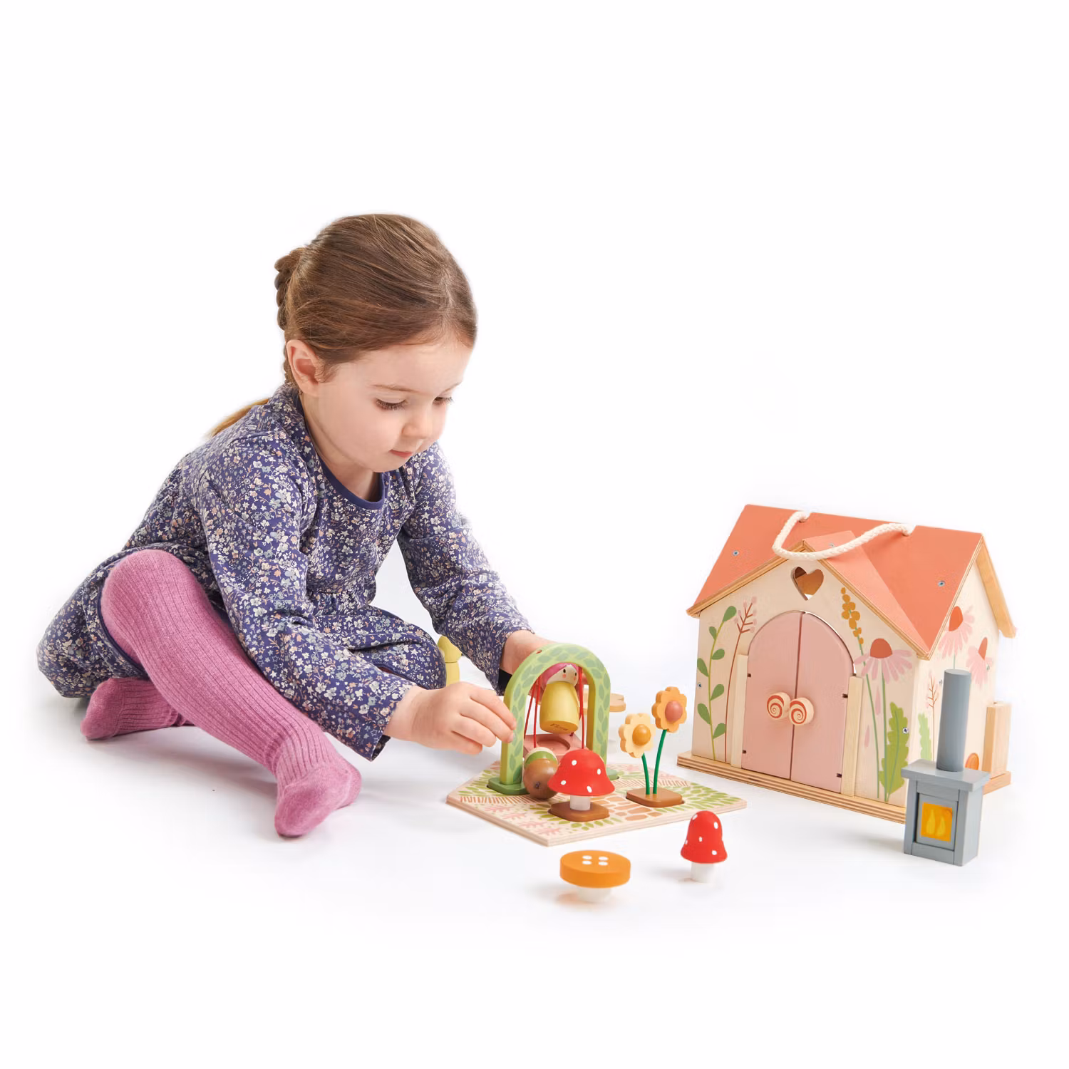Småfolk - Rosewood cottage, Tender leaf toys
