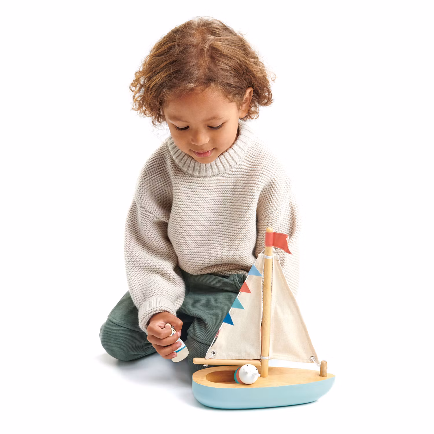 Småfolk - Segelbåt, Tender leaf toys