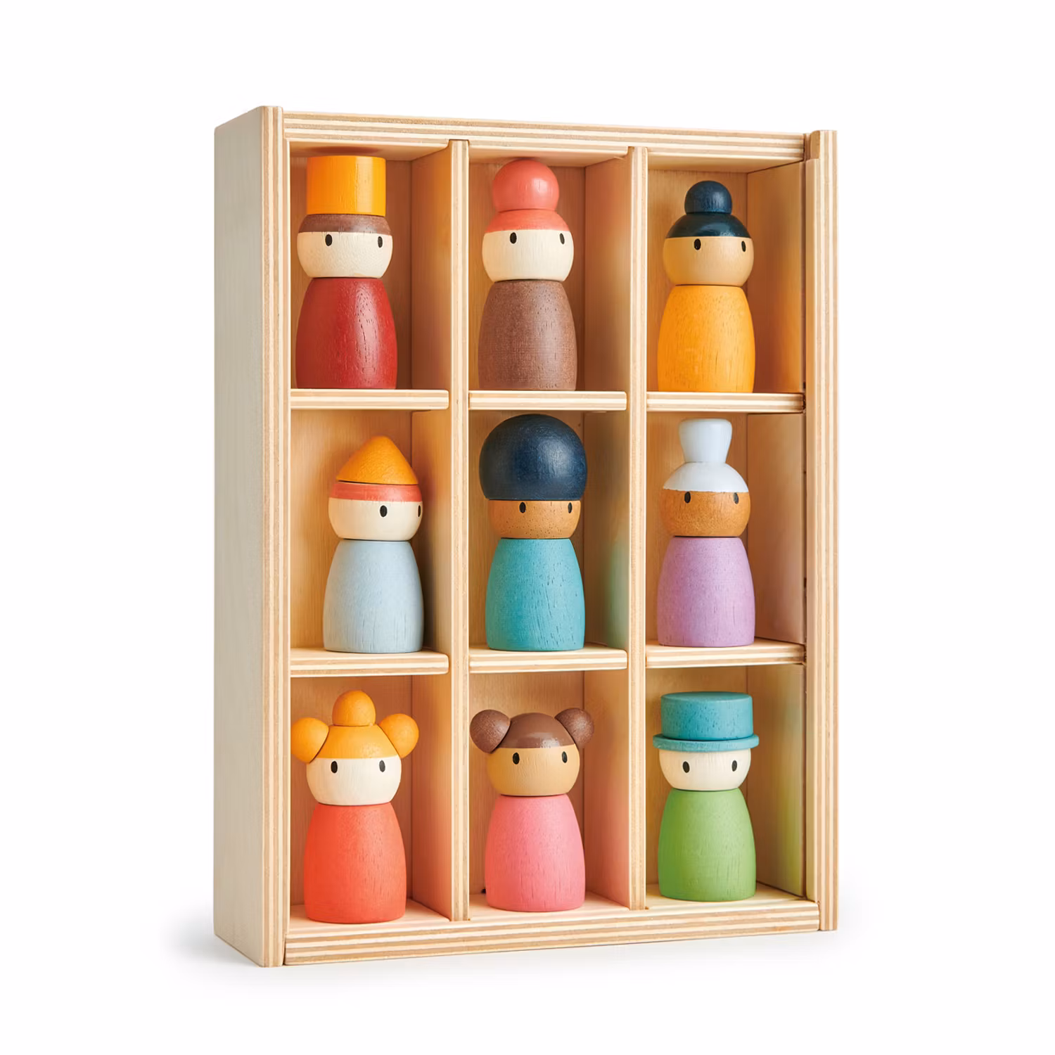Småfolk - Lådhotell, Tender leaf toys