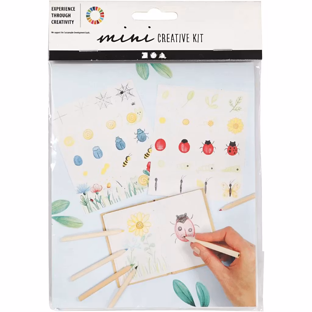 Kreativt kit mini, insekter, Creativ company