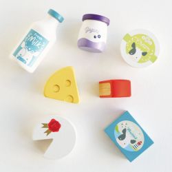 Trälåda - mejeriprodukter, Le toy van