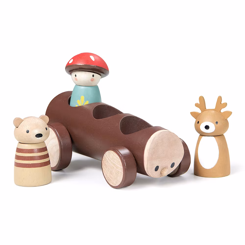 Småfolk - Timmerbil, Tender leaf toys