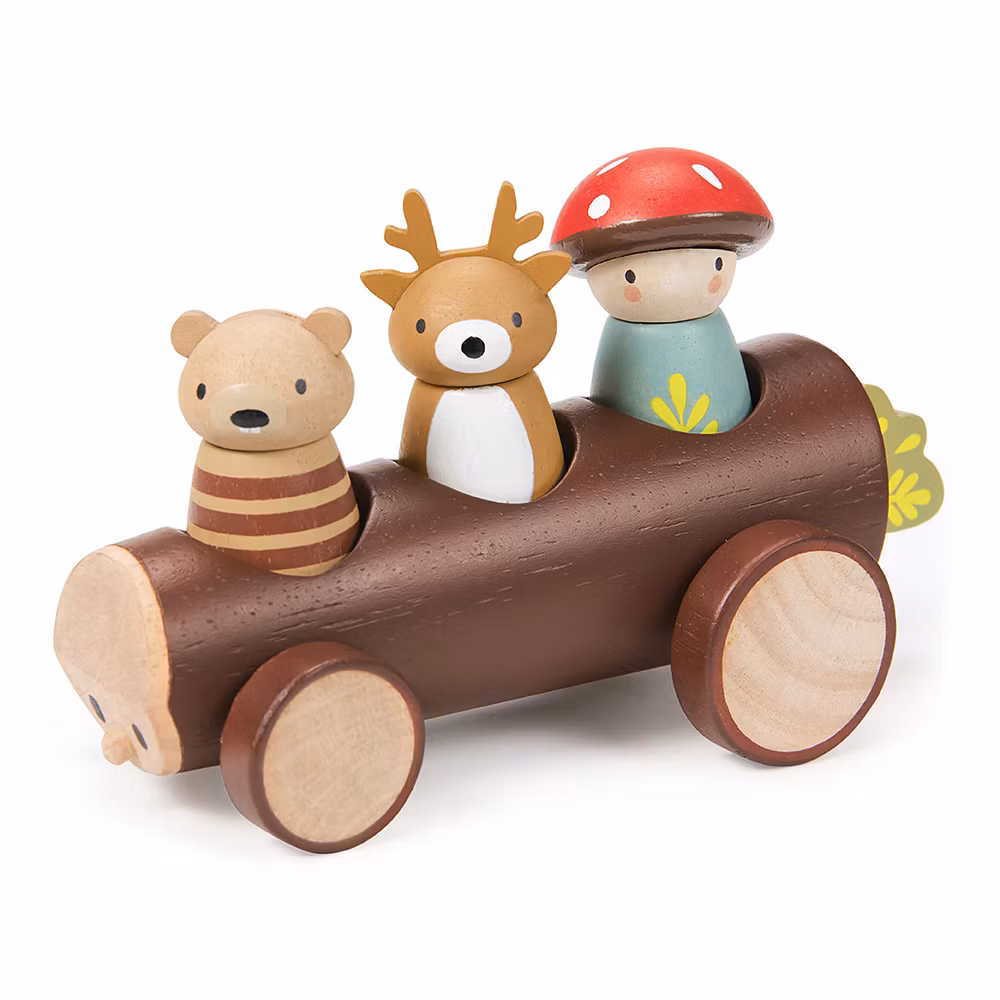Småfolk - Timmerbil, Tender leaf toys
