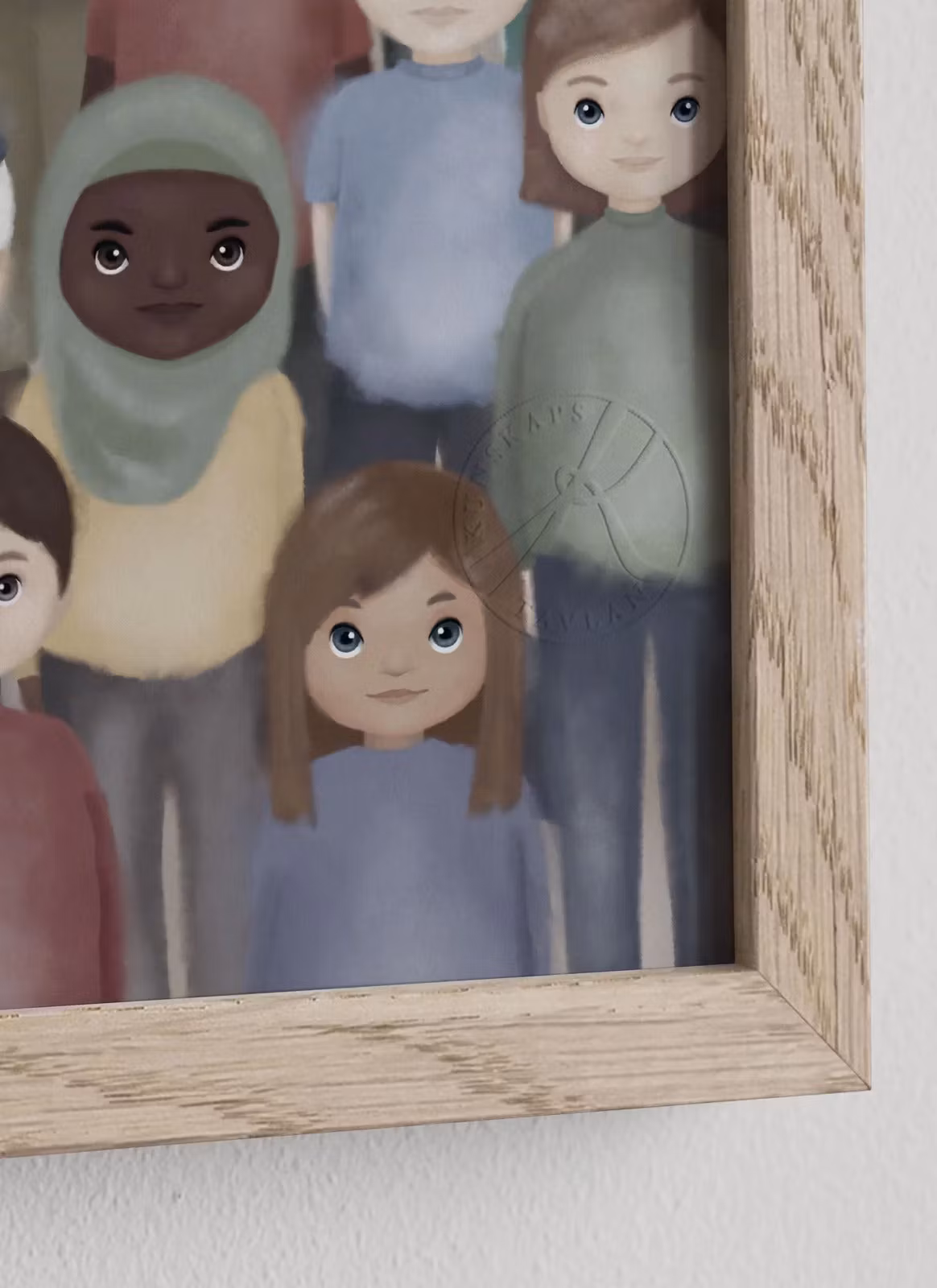 Alla är vi olika, 30x40cm, Kunskapstavlan