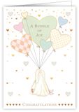 Kort med kuvert "A Bundle Of Joy", 11,5x16,3 cm