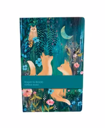 Moonlit Meadow, softback journal A5