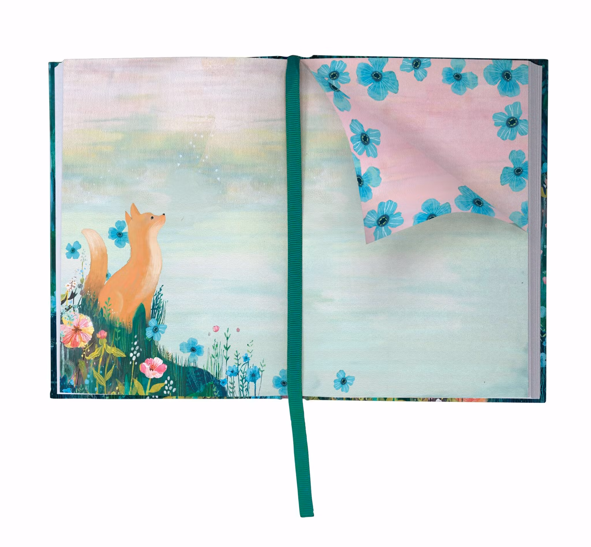 Moonlit Meadow, illustrated journal 17x12,5 cm