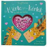 En glitterbok - Ett hjärta fyllt av kärlek