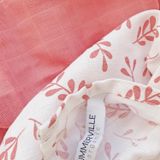 Muslin 2-pack floral dusty rose Summerville