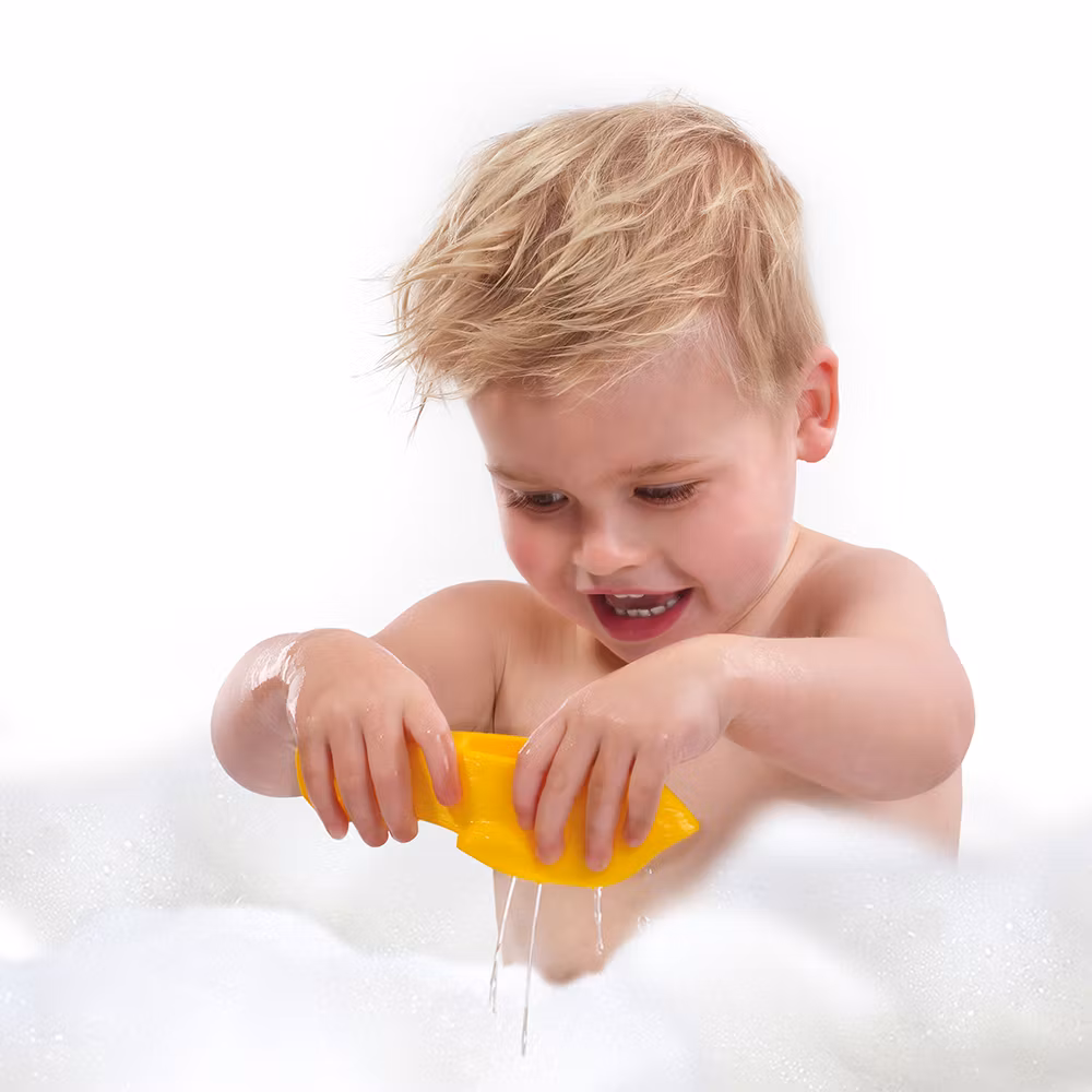 Bath time - fish in a row