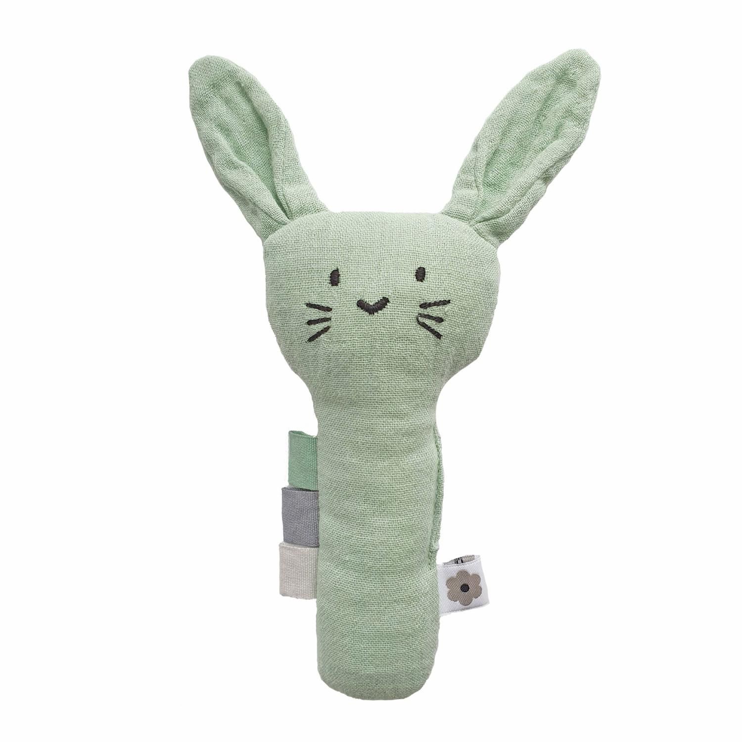 Mjuk skallra kanin, cameo green eko