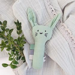 Mjuk skallra kanin, cameo green eko