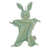 Snuttefilt kanin, cameo green GOTS