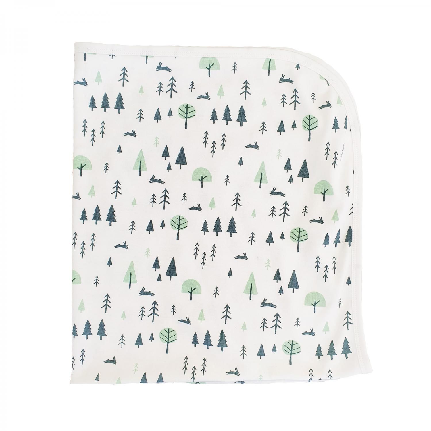 Babyfilt forest GOTS
