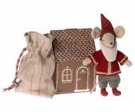 Jultomte mus, vinter, Maileg