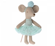 Lillasyster mus, ballerina, light mint, Maileg