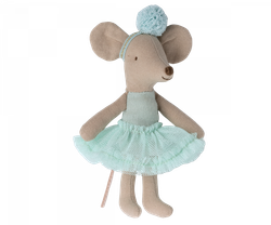 Lillasyster mus, ballerina, light mint, Maileg