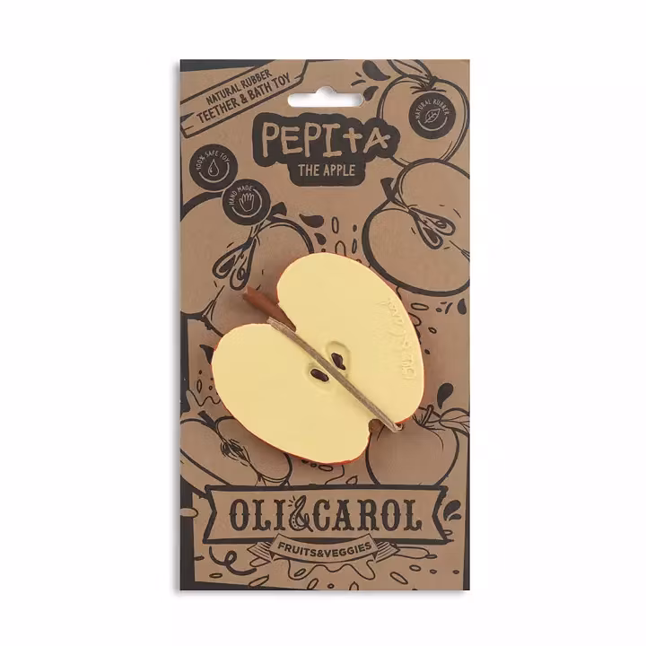 Bitleksak Äpple naturgummi