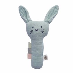 Mjuk skallra kanin ice blue