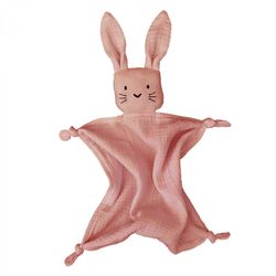 Snuttefilt kanin pale mauve GOTS