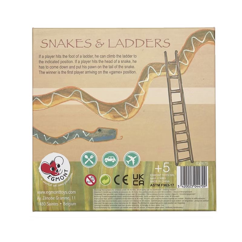 Magnetiskt spel - ormar och stegar