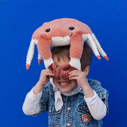 Krabba med baby, terracotta