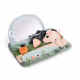 Tummy time sensory mirror Tiny farm