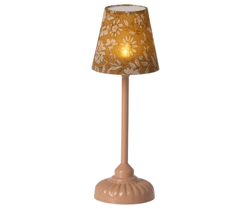 Vintage golvlampa, dark powder, Maileg