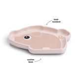 Silicone Stick&Stay plate Pigee Tiny farm