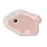 Silicone Stick&Stay plate Pigee Tiny farm