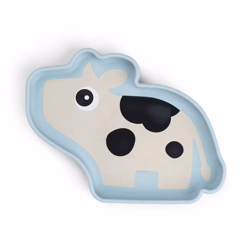 Silicone Stick&Stay plate Dotti Tiny Farm
