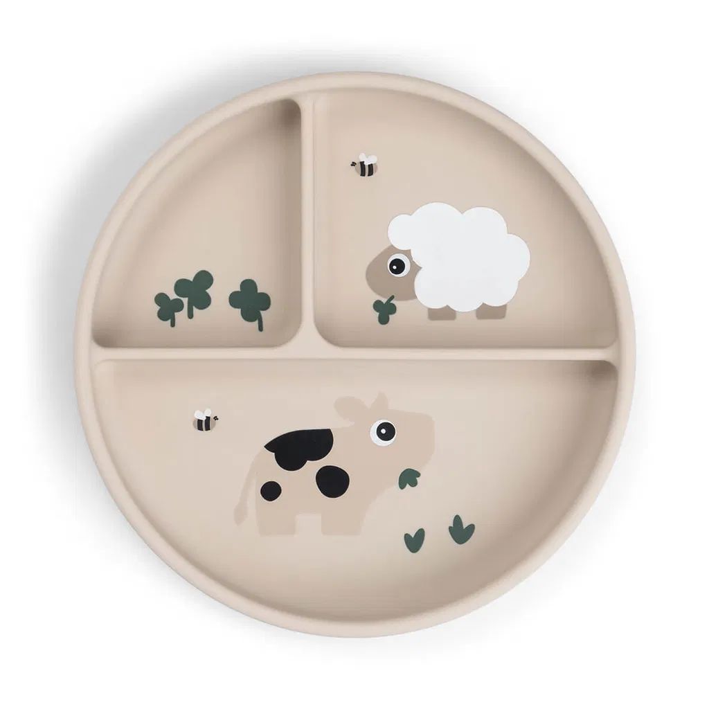 Stick&Stay compartment plate Tiny farm