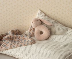 Bunny rattle set, Powder, Maileg