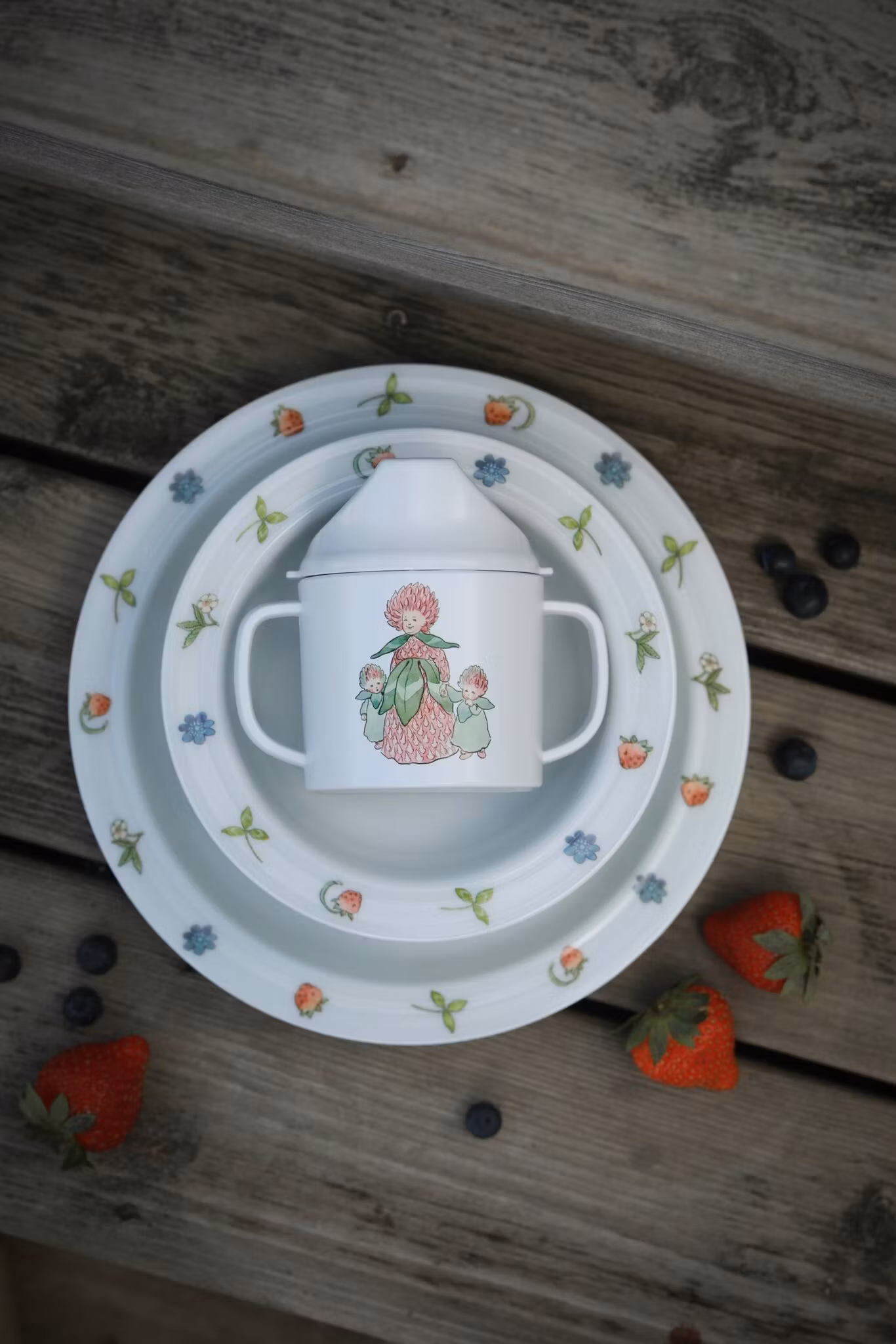 Beskow Blomsterbarn, Barnservis, 3-del